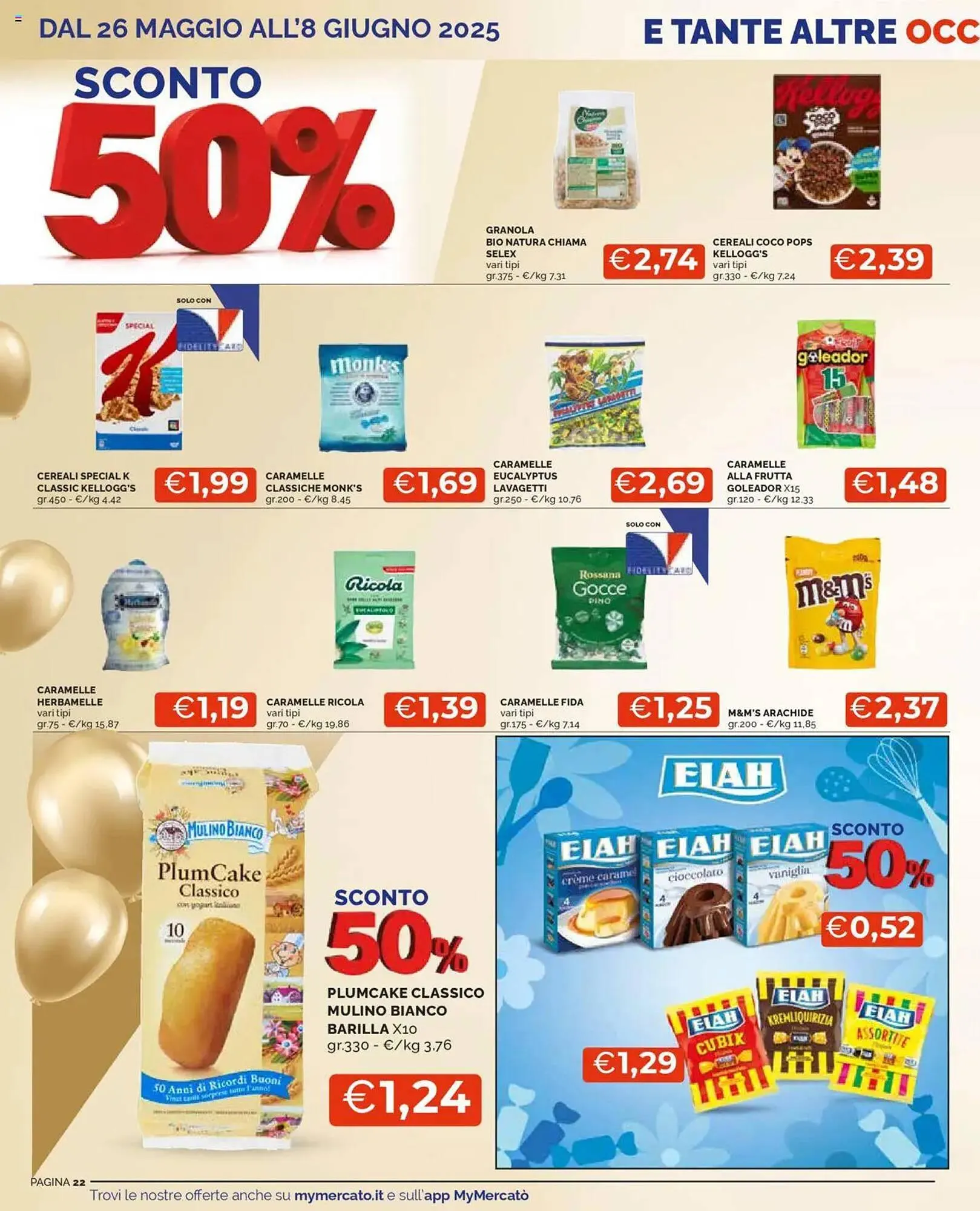 Volantino Mercatò da 26 maggio a 22 giugno di 2025 - Pagina del volantino 22