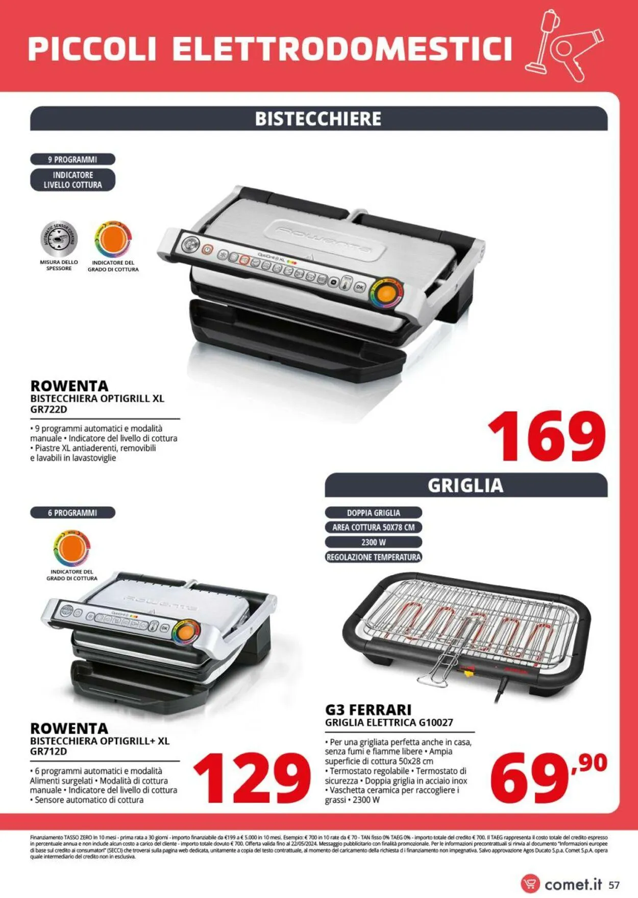Comet Volantino attuale da 9 maggio a 22 maggio di 2024 - Pagina del volantino 57