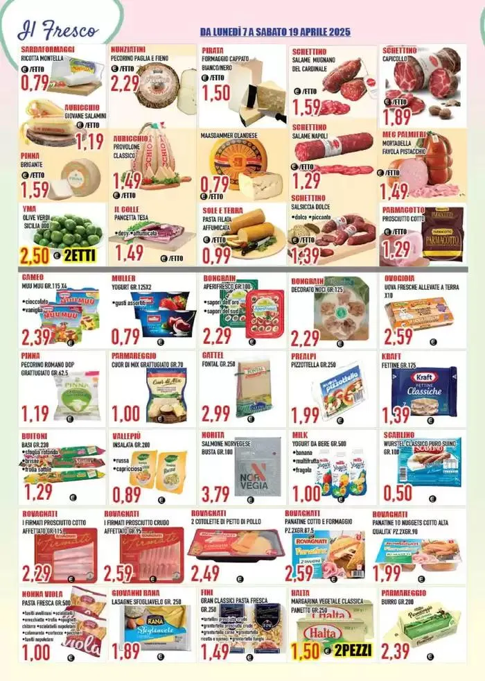 La spesa che conviene da 7 aprile a 19 aprile di 2025 - Pagina del volantino 2