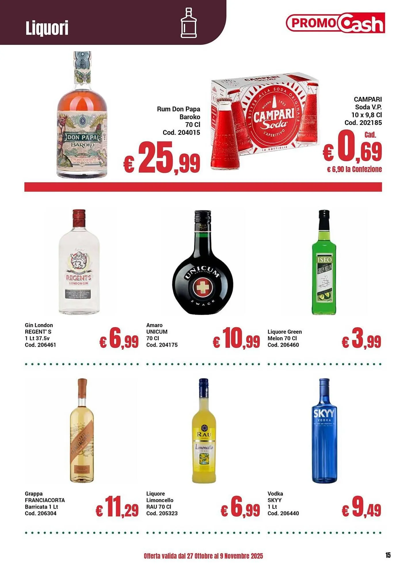 Volantino Centro Cash da 27 ottobre a 9 novembre di 2025 - Pagina del volantino 15