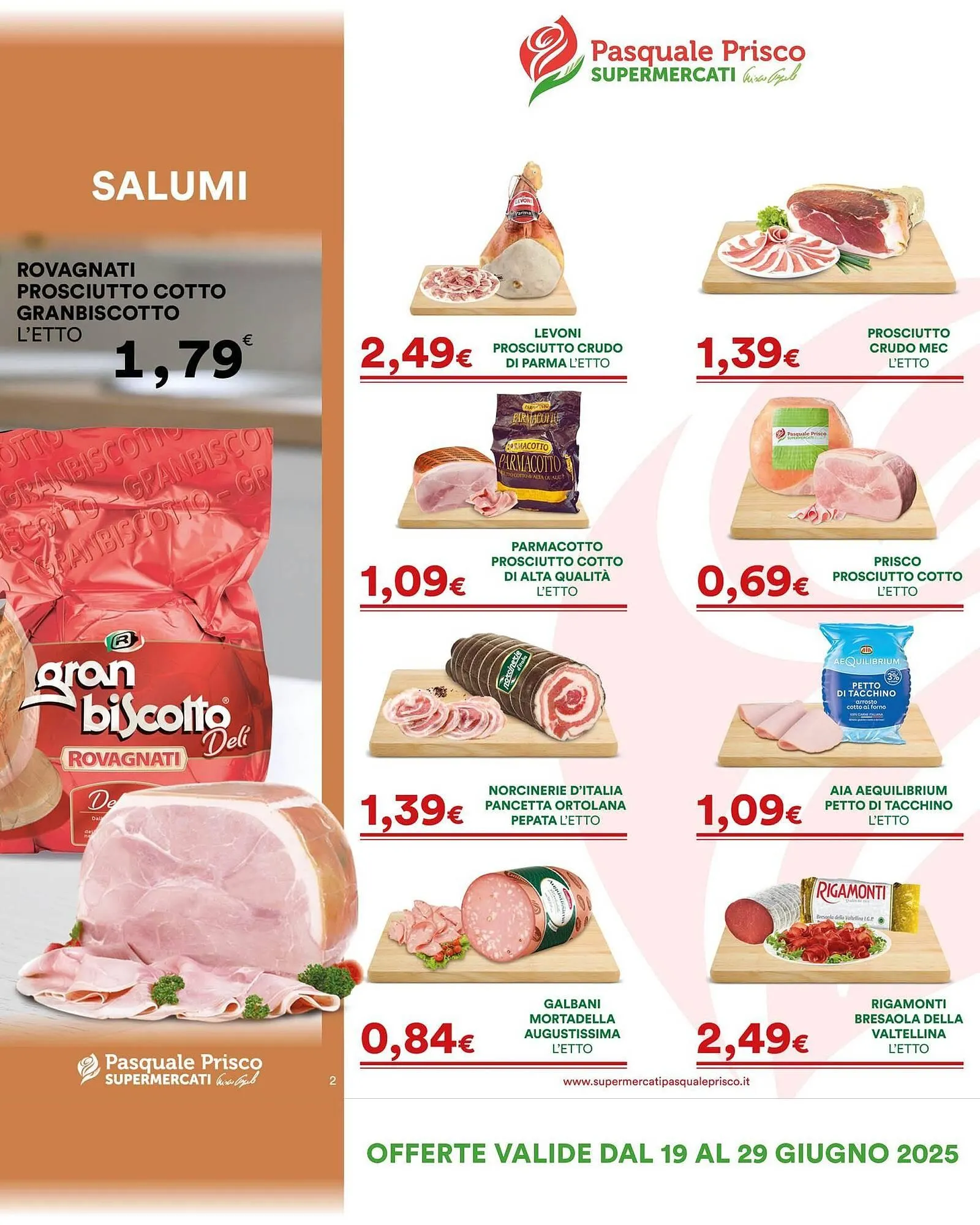 Volantino Supermercati Pasquale Prisco da 19 giugno a 29 giugno di 2025 - Pagina del volantino 2