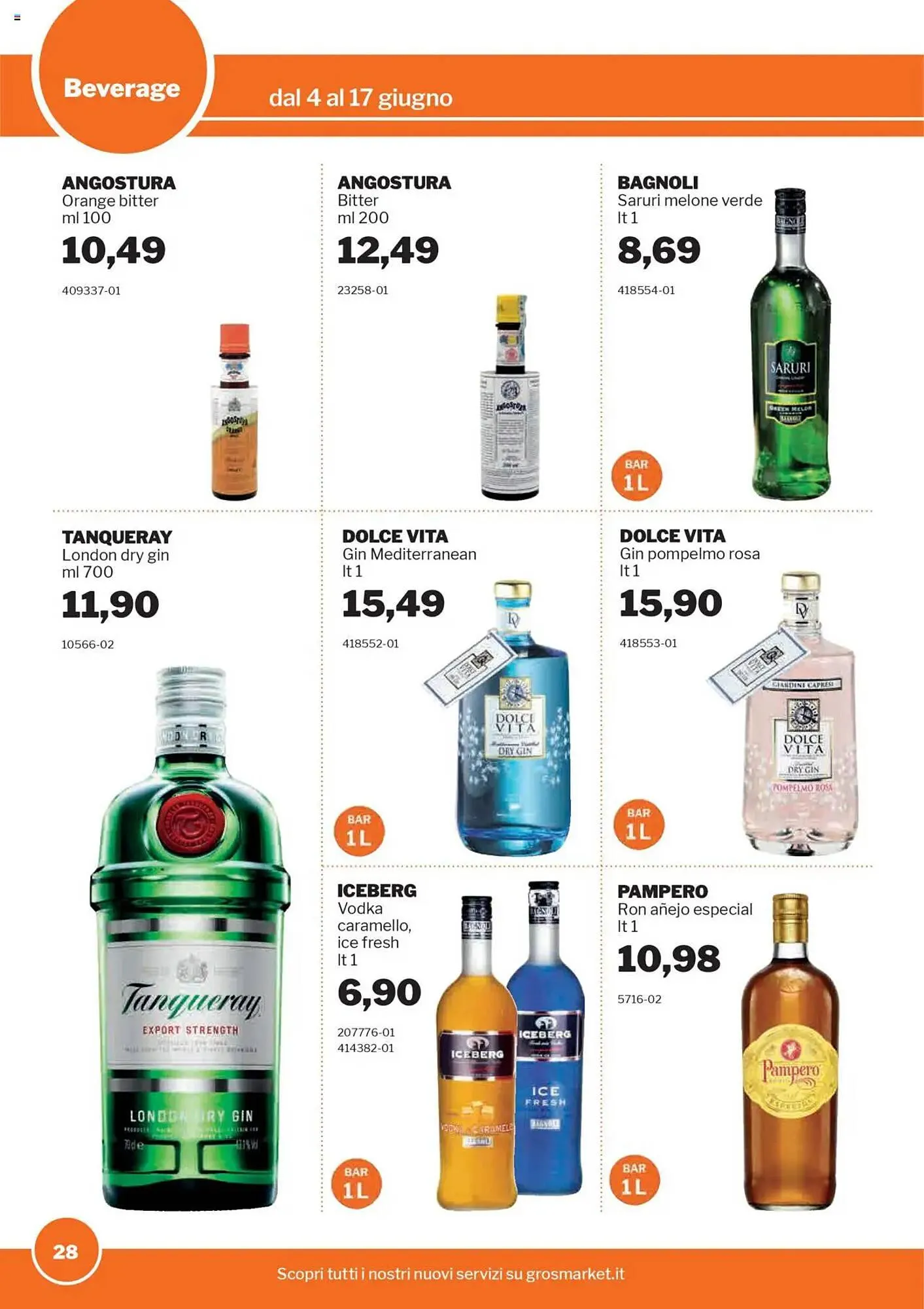 Volantino GrosMarket da 4 giugno a 17 giugno di 2025 - Pagina del volantino 28