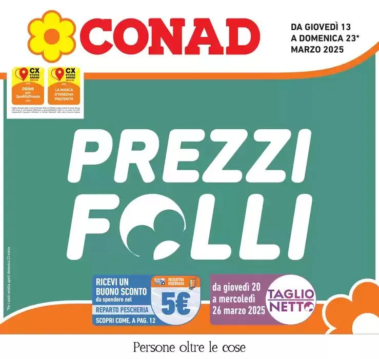 Prezzi folli da 13 marzo a 23 marzo di 2025 - Pagina del volantino 1