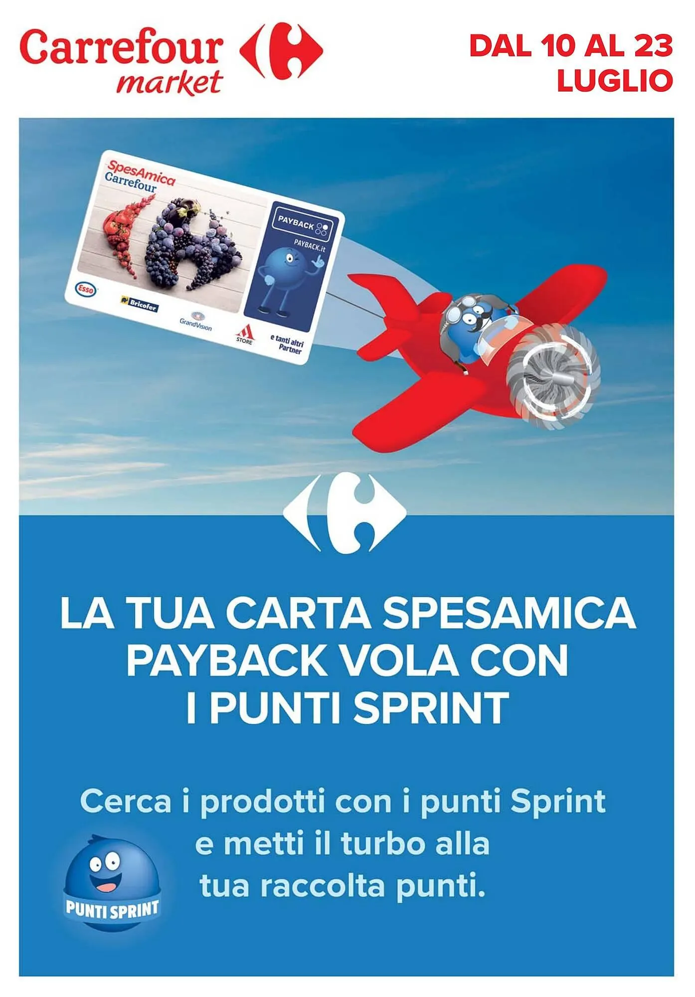 Volantino Carrefour Market da 10 luglio a 23 luglio di 2025 - Pagina del volantino 1