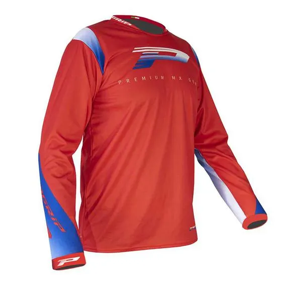Maglia da cross 7015 Rosso/Blu/Bianco