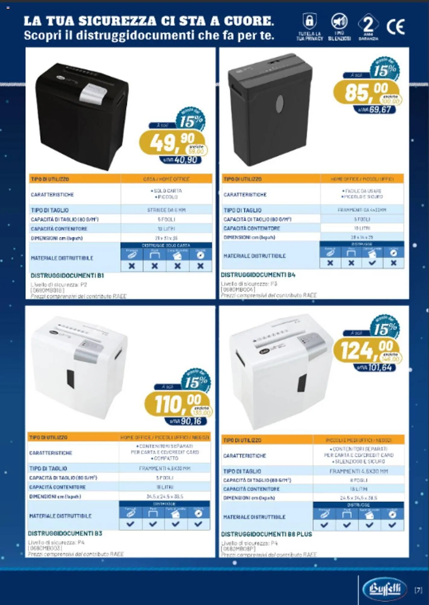 Volantino Buffetti da 1 novembre a 31 dicembre di 2023 - Pagina del volantino 6