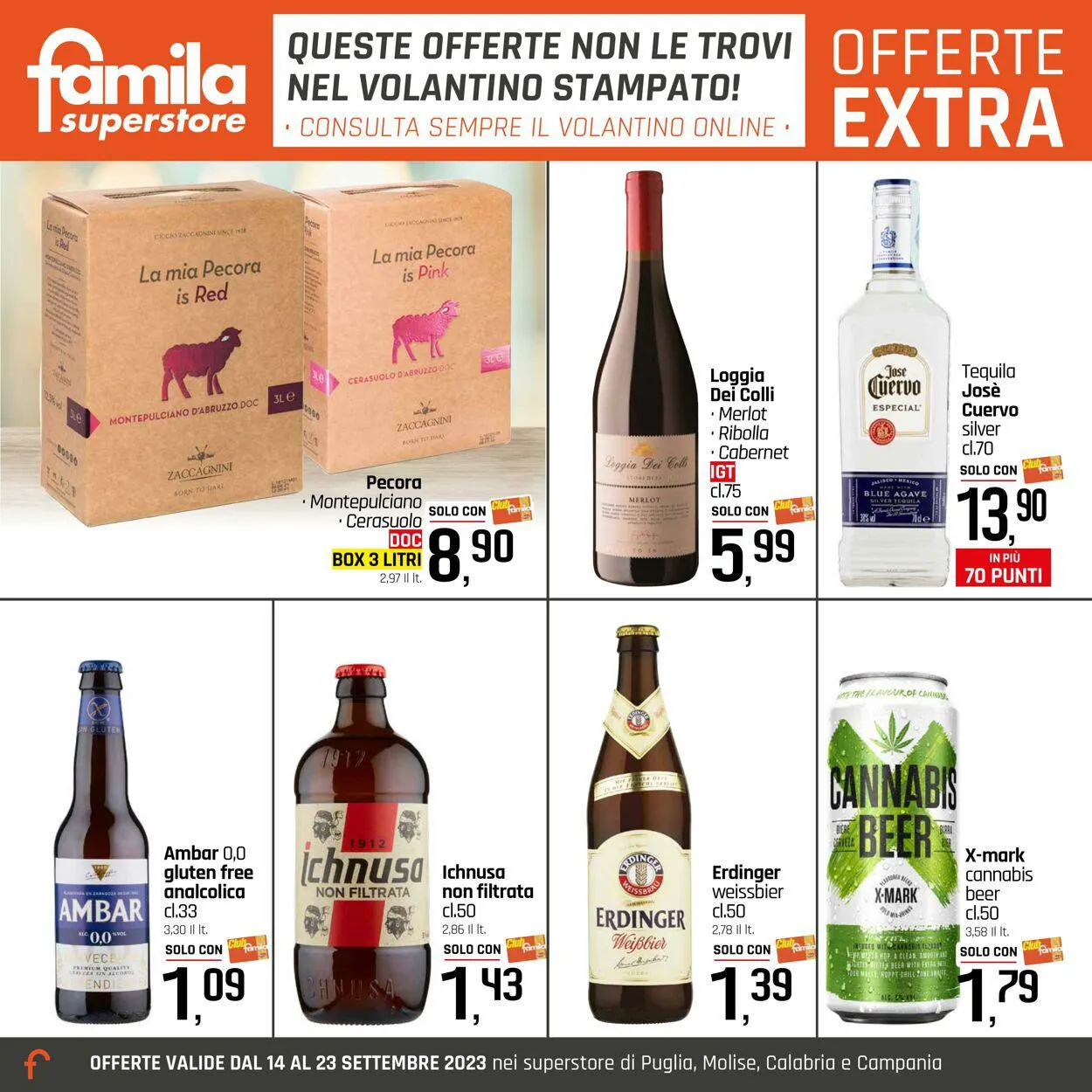 Famila Volantino attuale da 14 settembre a 23 settembre di 2023 - Pagina del volantino 25