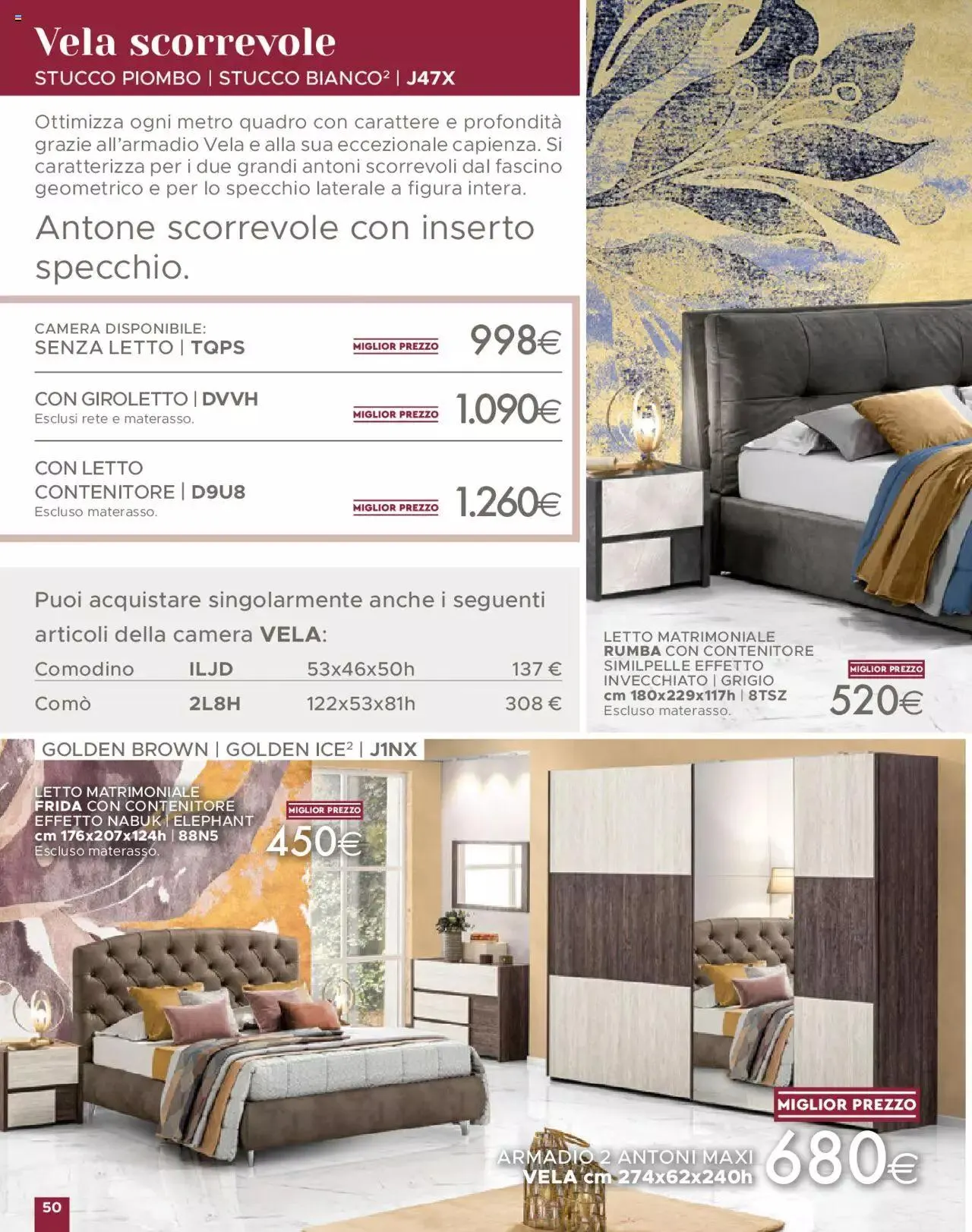 Volantino Mondo Convenienza da 1 ottobre a 31 dicembre di 2023 - Pagina del volantino 52