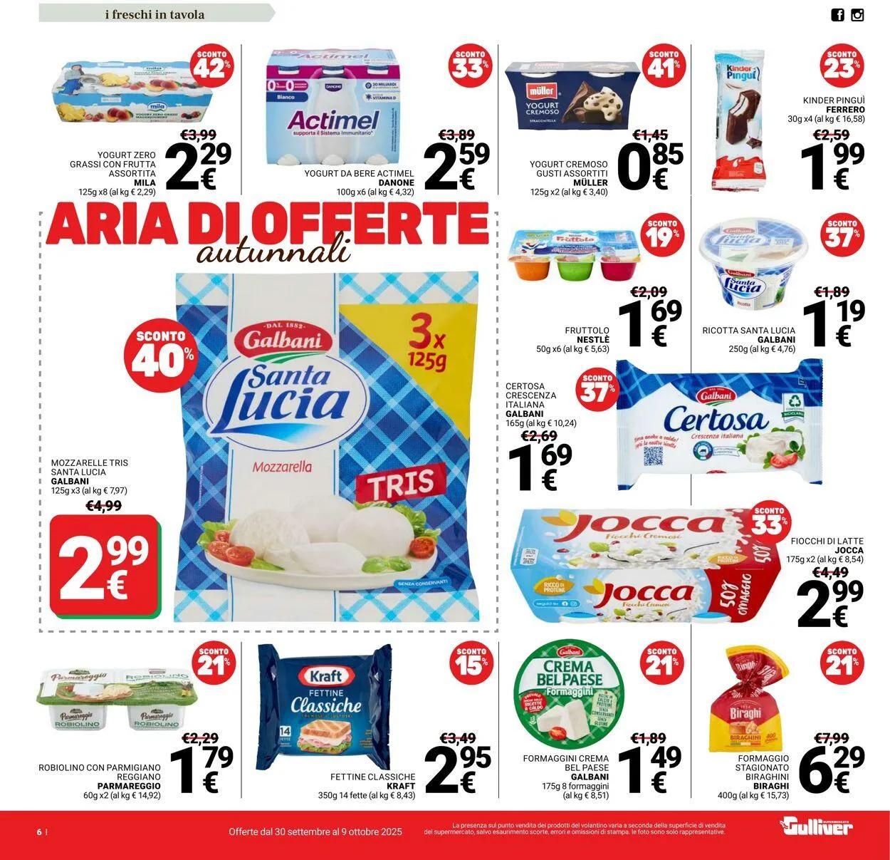 Gulliver Volantino attuale da 30 settembre a 9 ottobre di 2025 - Pagina del volantino 6