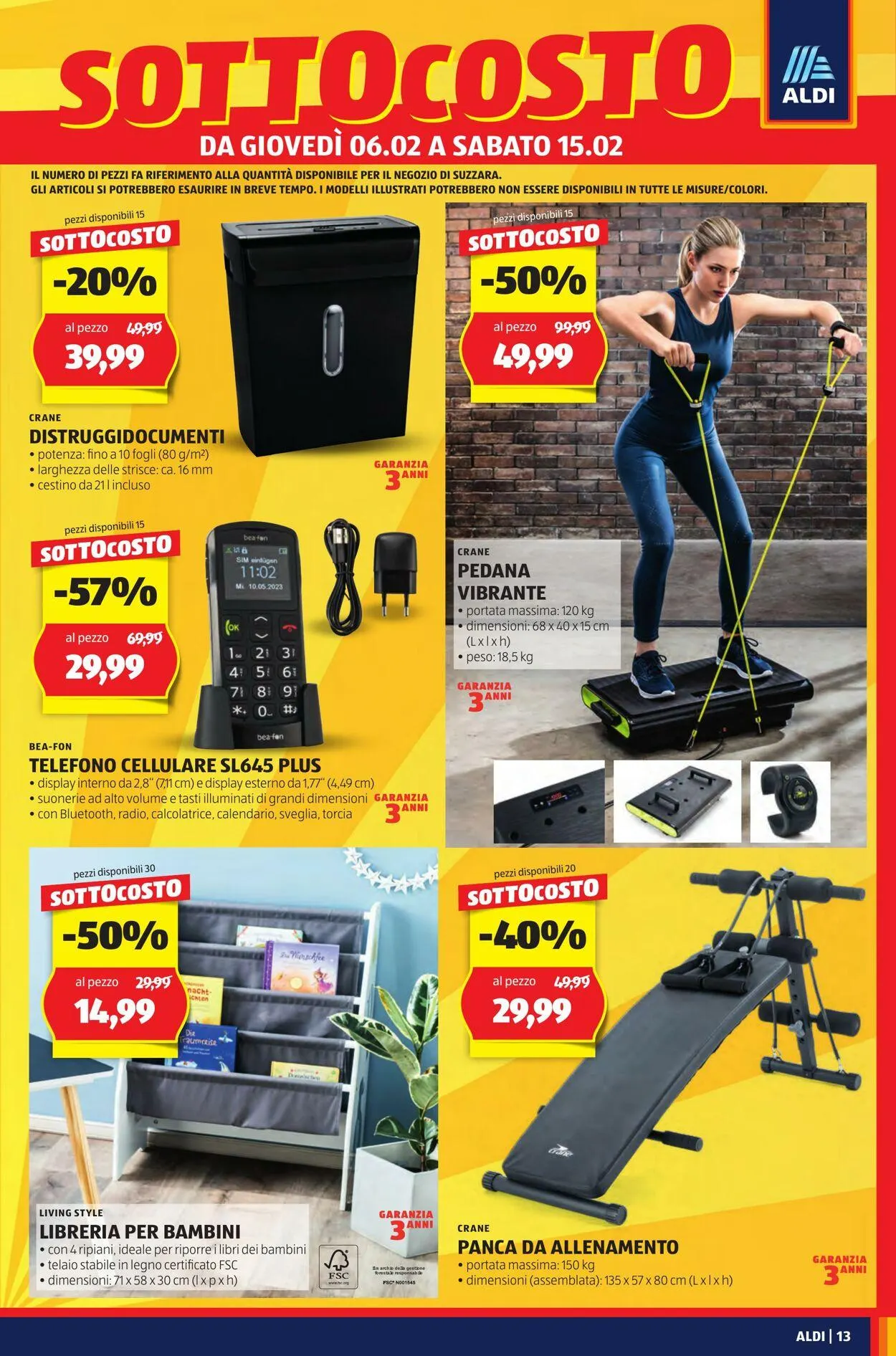 Aldi Volantino attuale da 2 febbraio a 16 febbraio di 2025 - Pagina del volantino 13