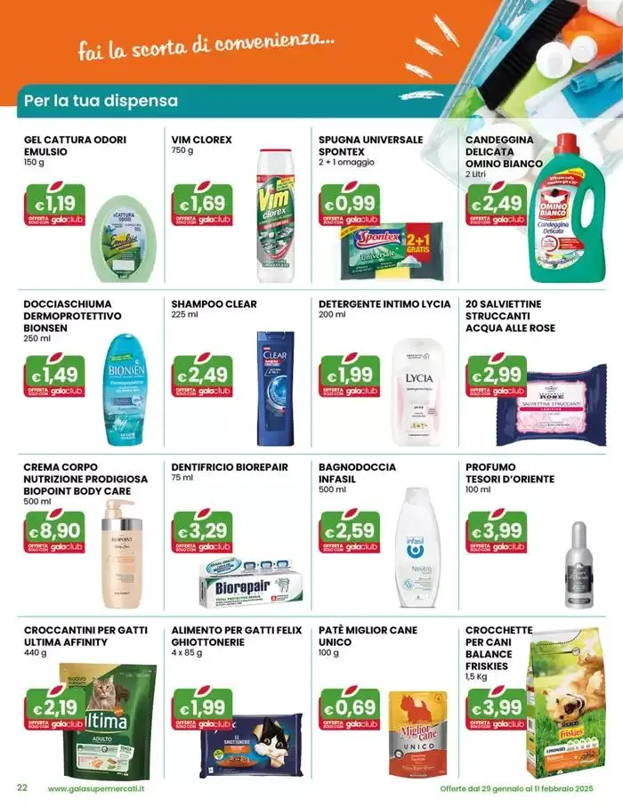 Riempi la dispensa da 29 gennaio a 11 febbraio di 2025 - Pagina del volantino 22