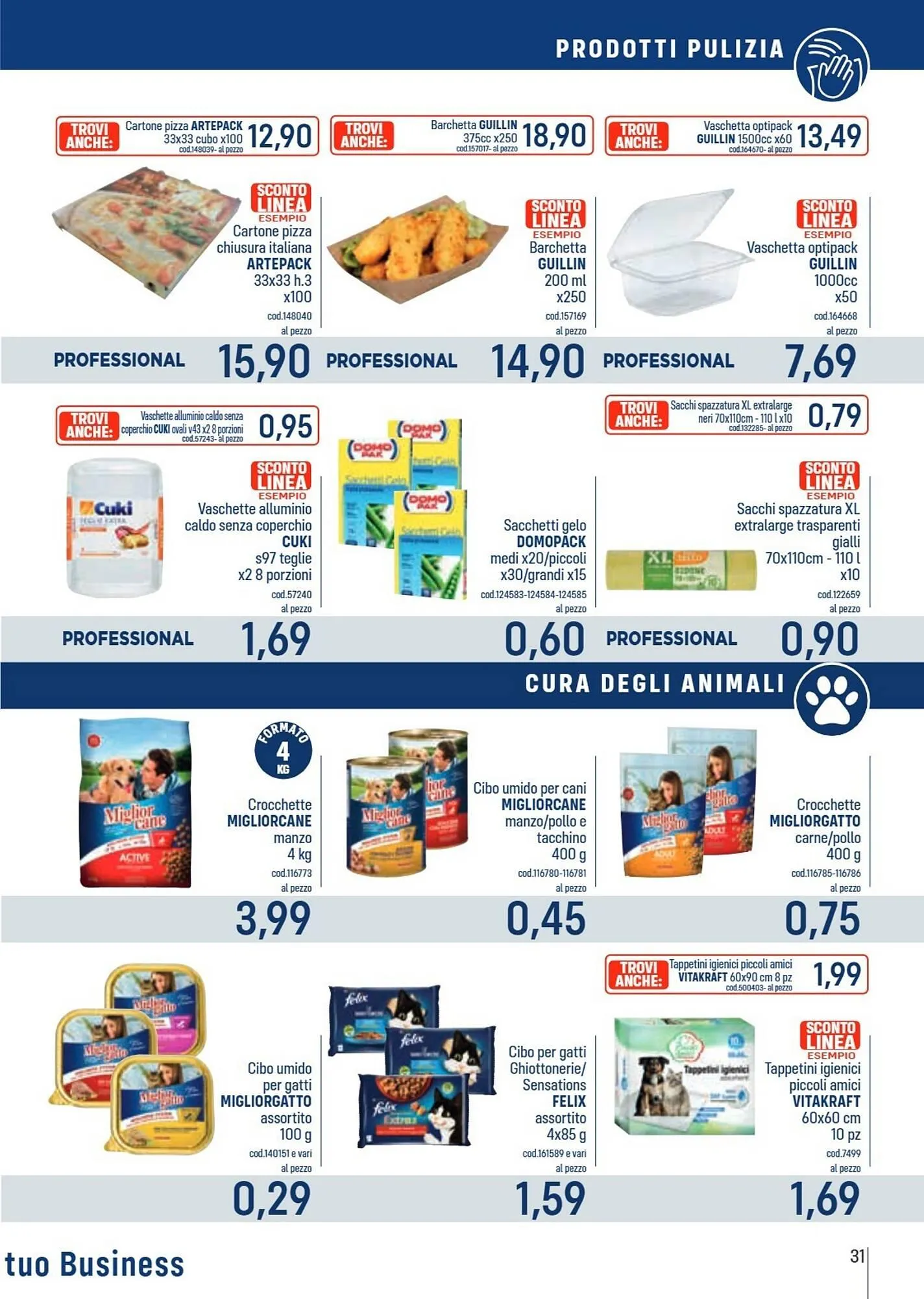 Volantino Talento Professional Store da 8 dicembre a 21 dicembre di 2025 - Pagina del volantino 31