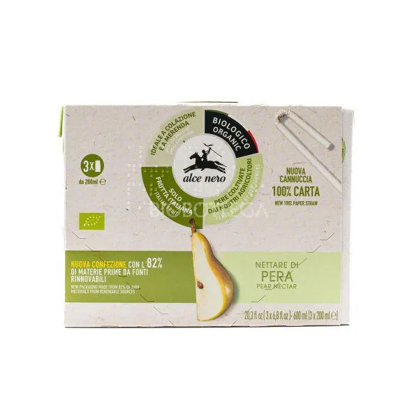 Nettare di Pera Alce Nero 3x200ML