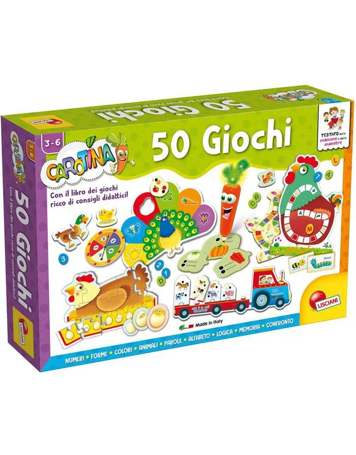 Carotina Penna Parlante 50 Giochi