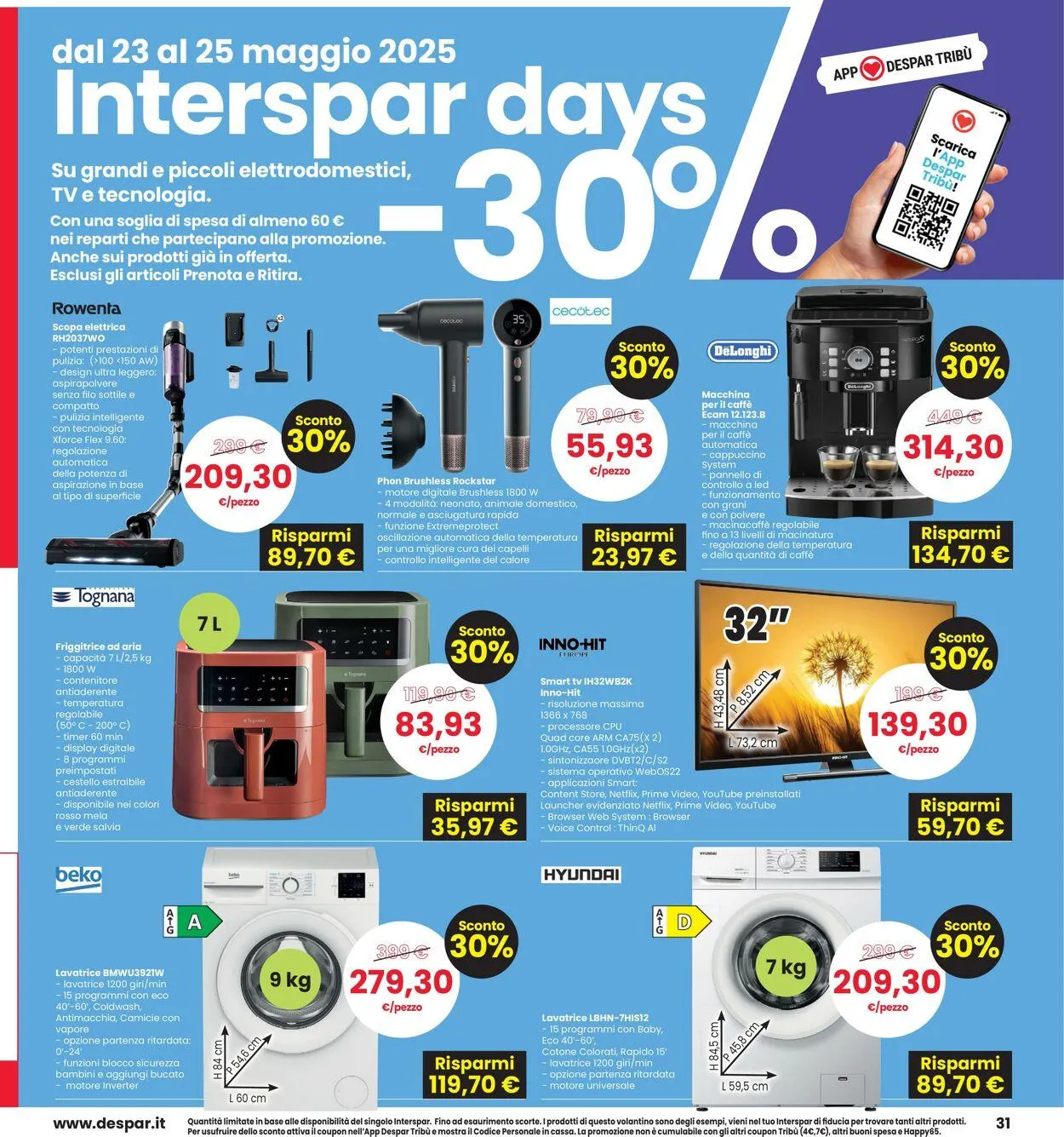 Interspar Volantino attuale da 22 maggio a 4 giugno di 2025 - Pagina del volantino 32