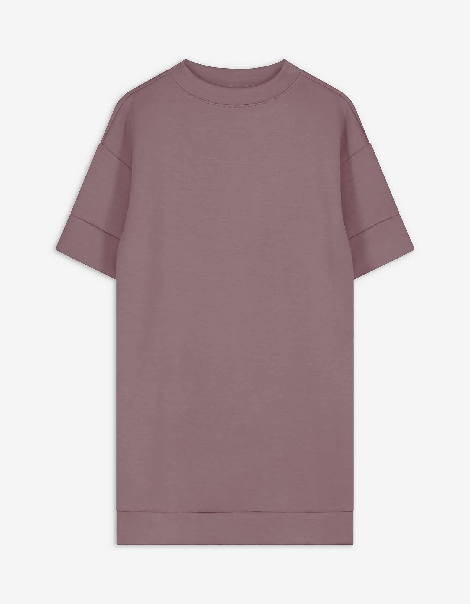 Abito blusato - Tinta unita - marrone