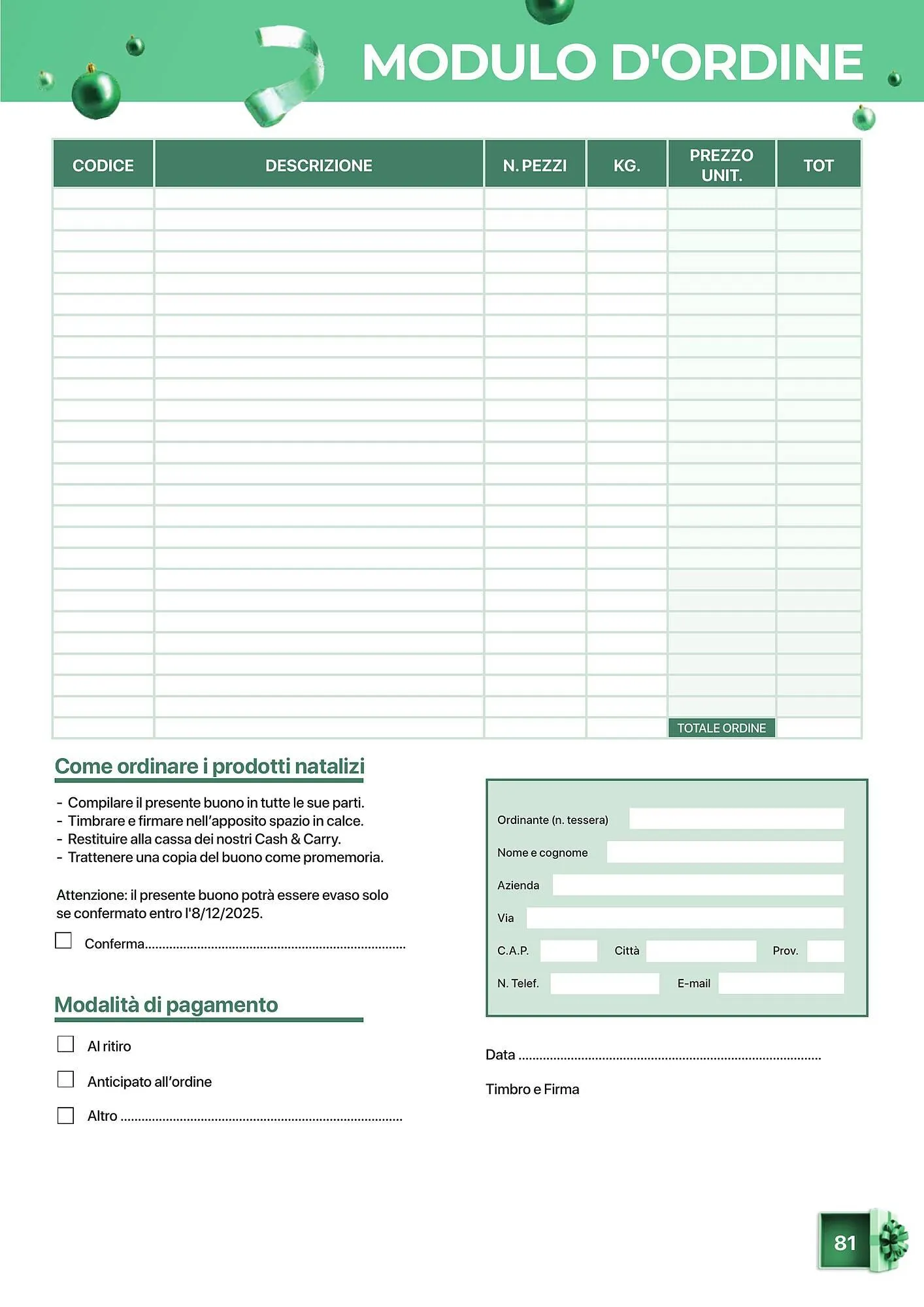 Volantino GrosMarket da 17 dicembre a 25 dicembre di 2025 - Pagina del volantino 81