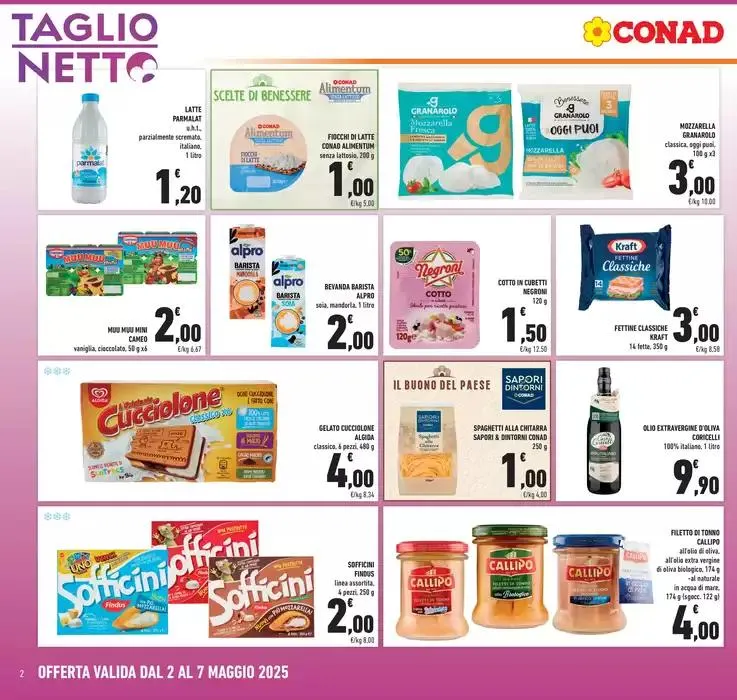 TAGLIO NETTO da 2 maggio a 7 maggio di 2025 - Pagina del volantino 2