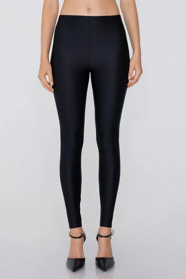 Leggings in Microfibra Lucida