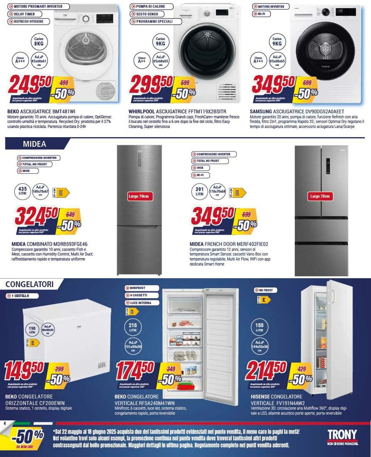 Trony - Palermo Volantino attuale da 22 maggio a 18 giugno di 2025 - Pagina del volantino 4