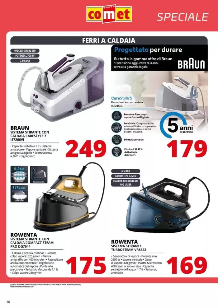 Speciale Piccoli Elettrodomestici  da 7 marzo a 19 marzo di 2025 - Pagina del volantino 16