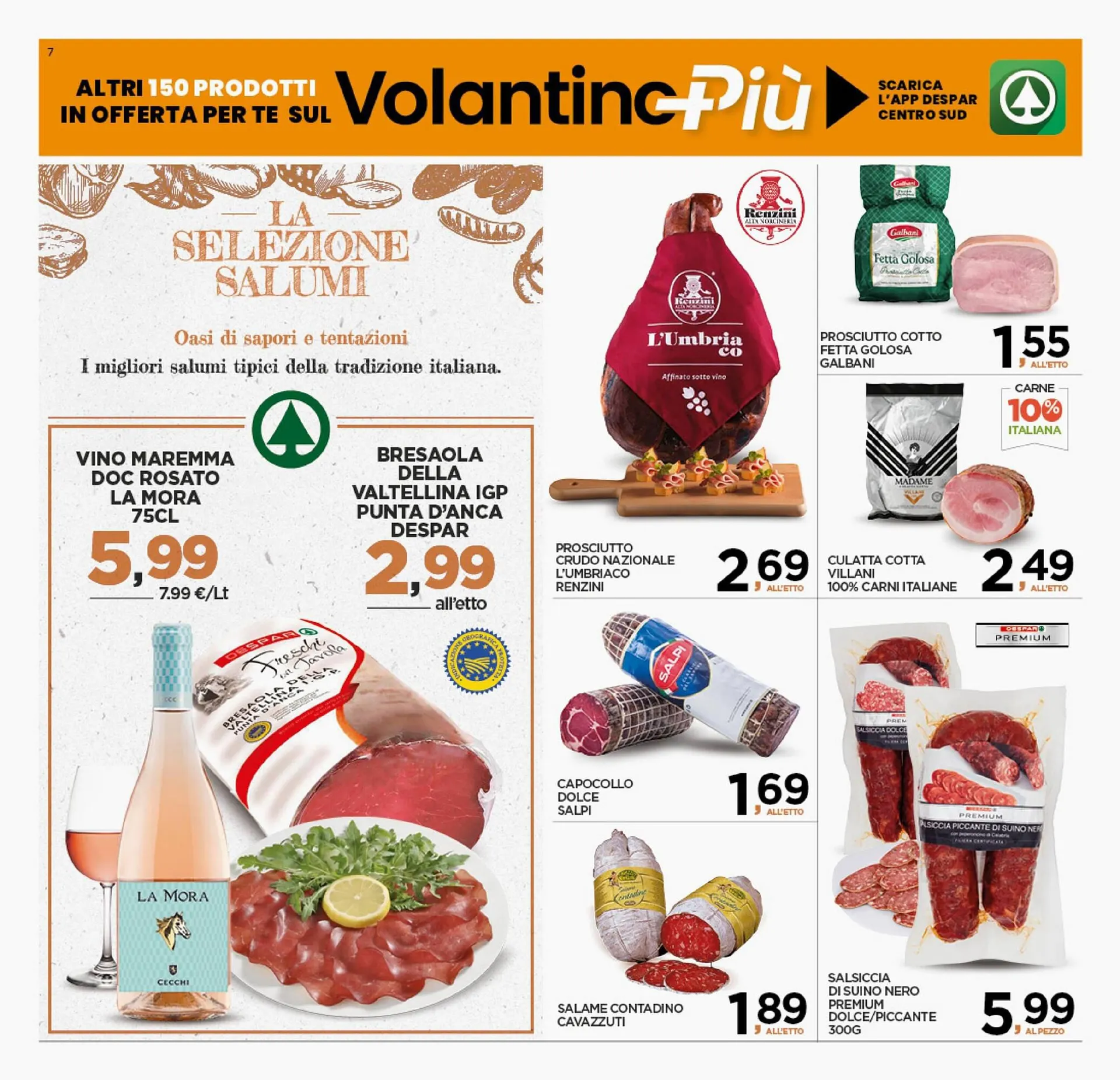 Volantino Iperspar da 22 gennaio a 31 gennaio di 2024 - Pagina del volantino 7