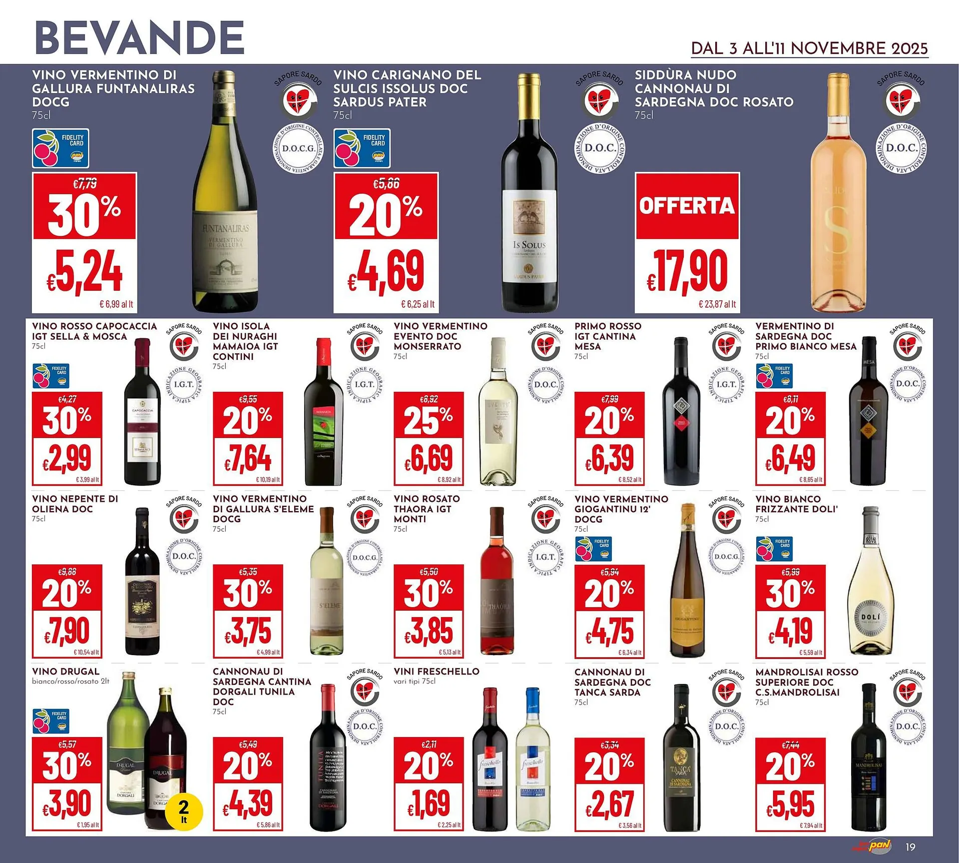 Volantino Pan da 3 novembre a 11 novembre di 2025 - Pagina del volantino 19