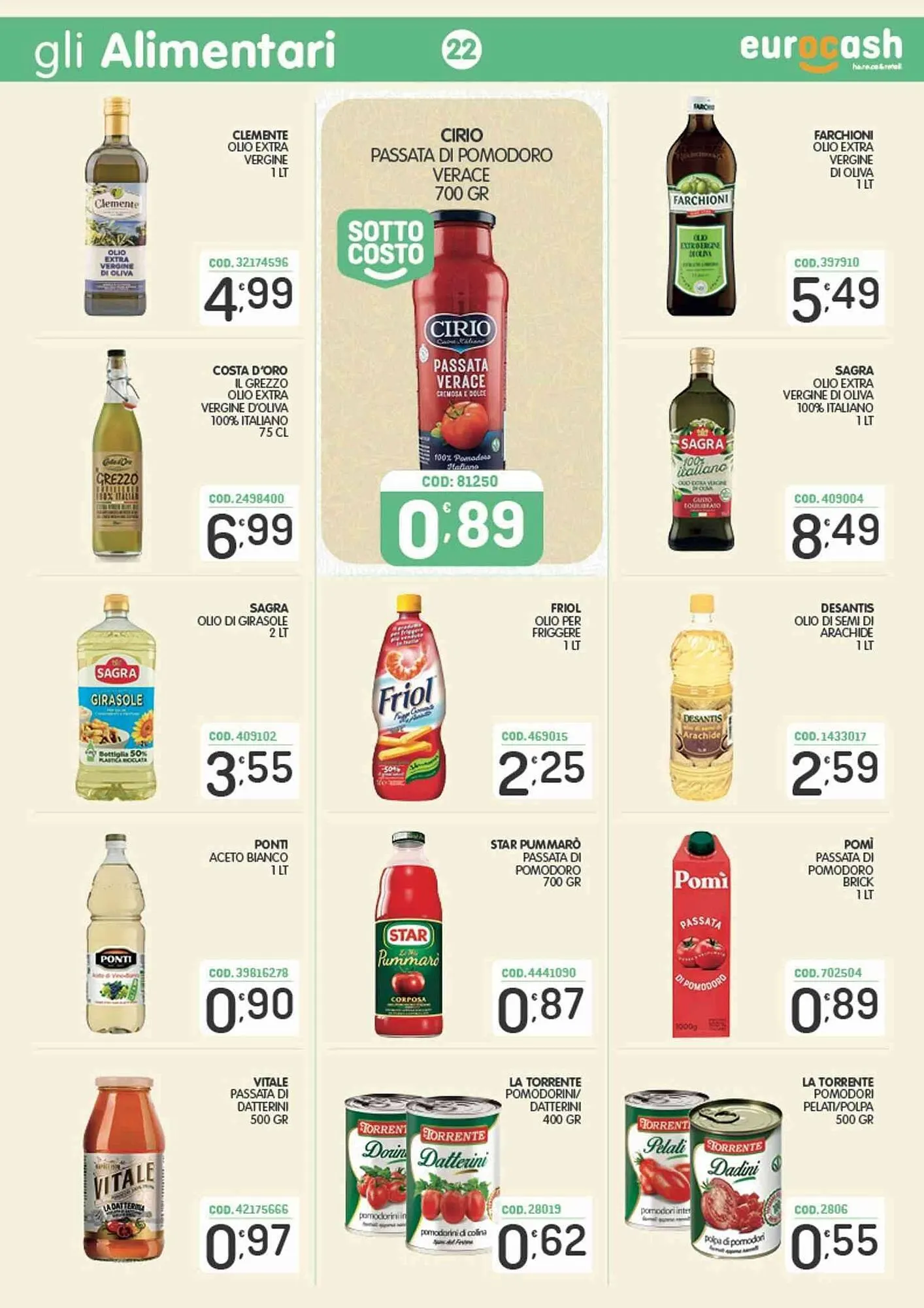 Volantino Eurocash da 16 marzo a 5 aprile di 2026 - Pagina del volantino 22