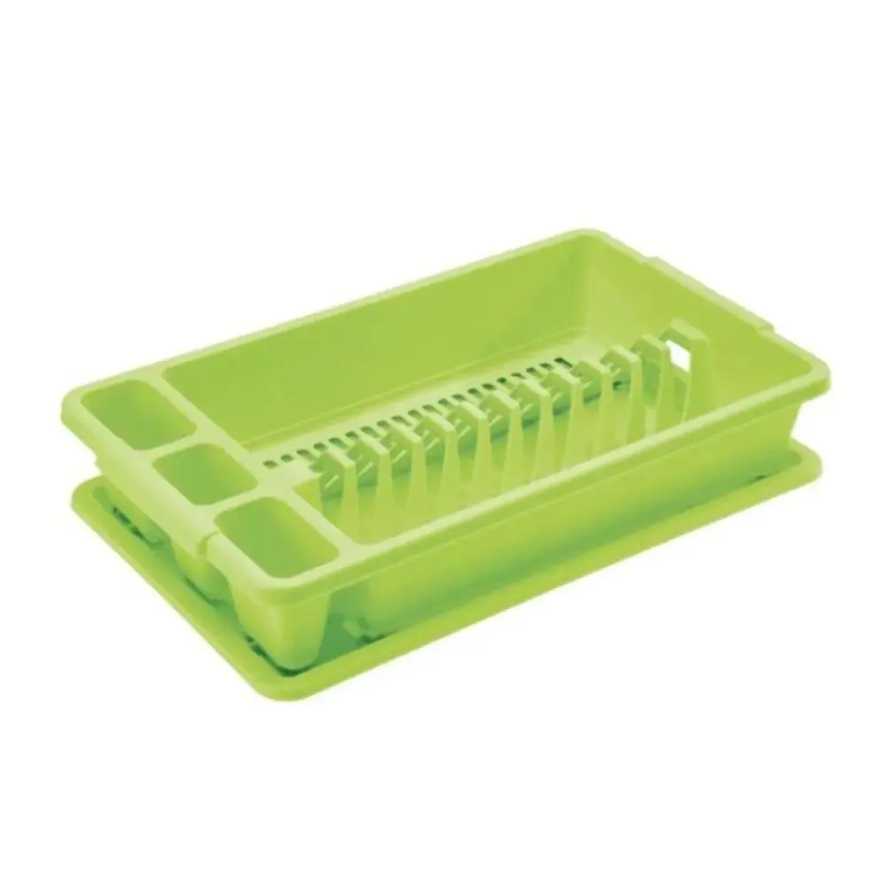 Scolapiatti con vassoio 45x26xh8.5cm Lime