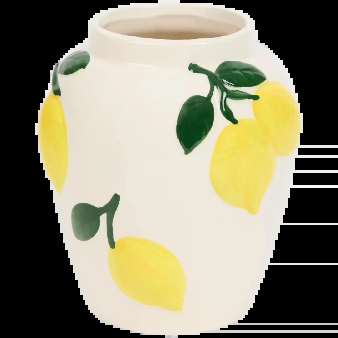 Vaso in ceramica con stampa