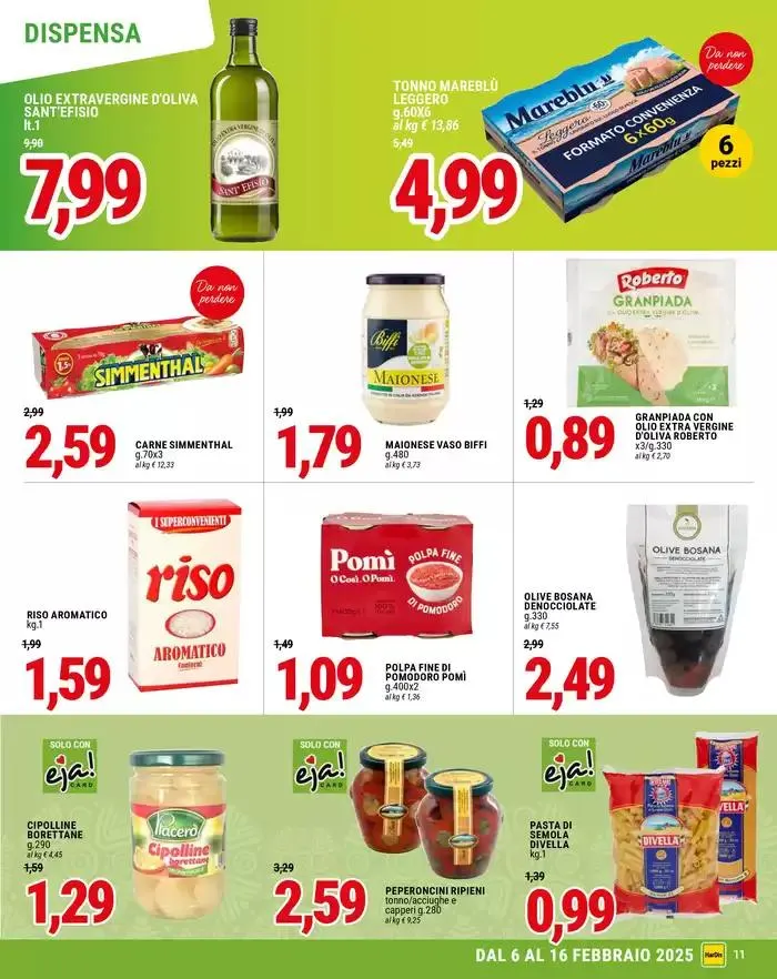 Carrello convenienza da 6 febbraio a 16 febbraio di 2025 - Pagina del volantino 11