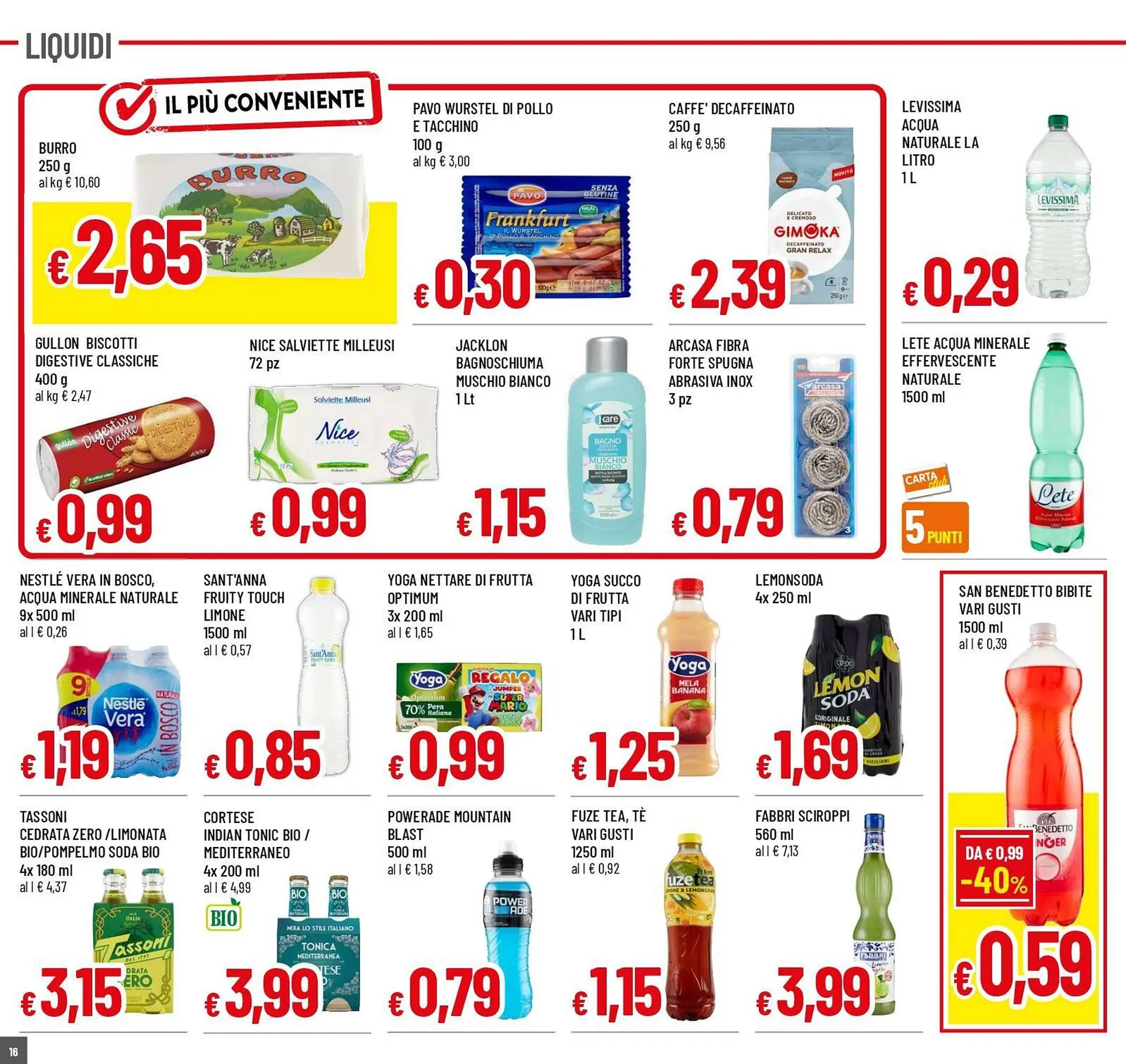 Volantino Famila Superstore da 3 luglio a 16 luglio di 2025 - Pagina del volantino 16