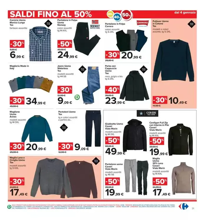 1+1 gratis da 3 gennaio a 15 gennaio di 2025 - Pagina del volantino 31