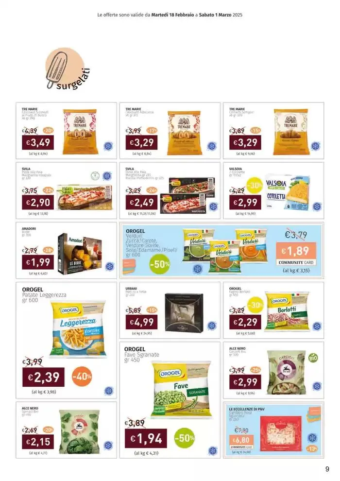 Lo sfizio dell'affettato il sano sapore del mare da 18 febbraio a 1 marzo di 2025 - Pagina del volantino 9