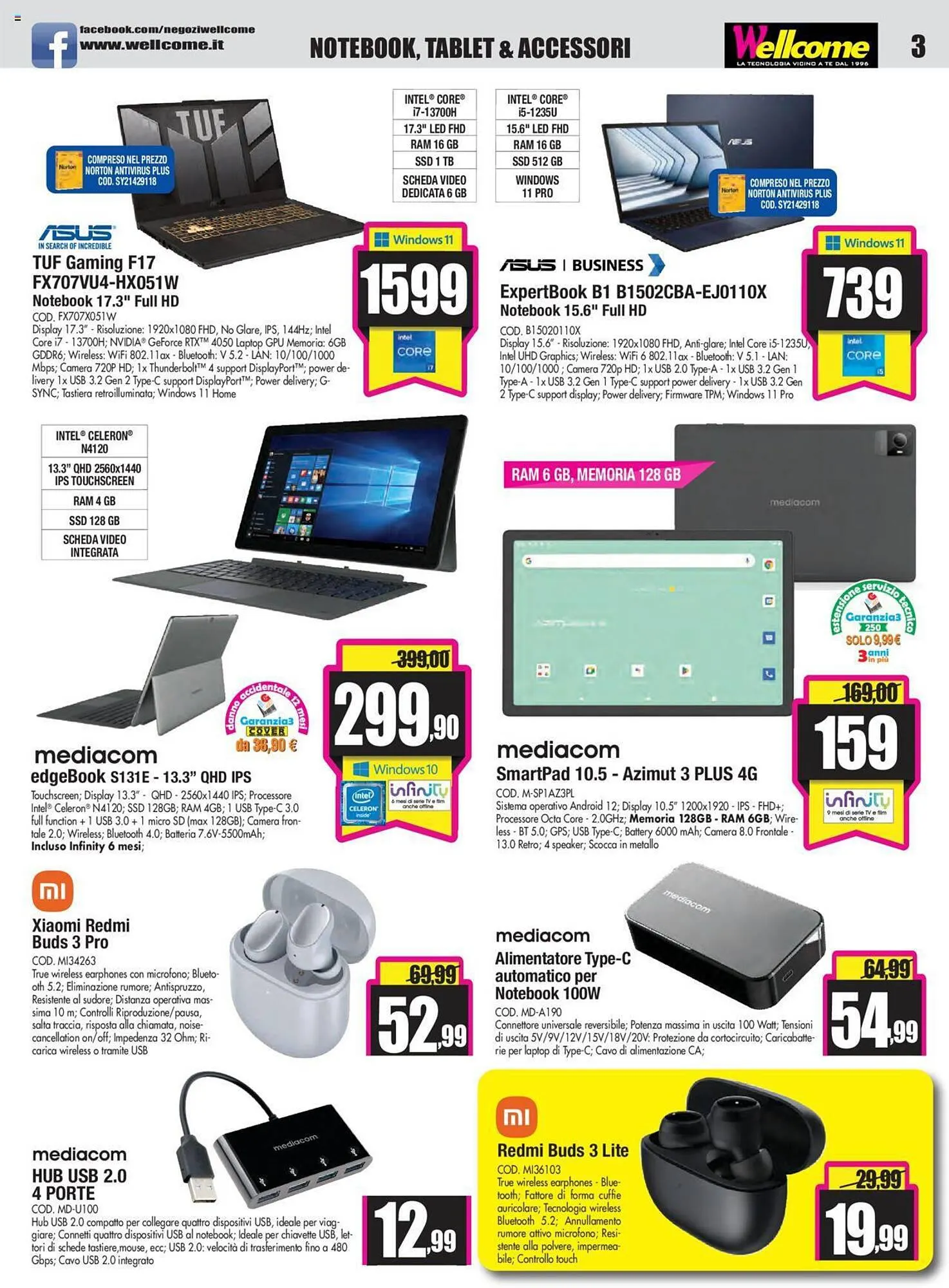 Volantino Wellcome da 18 settembre a 9 ottobre di 2023 - Pagina del volantino 3