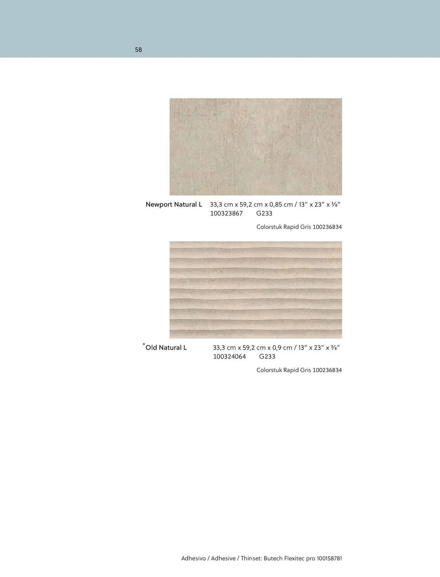 Catalogue Porcelanosa du 27 juin au 31 décembre 2025 - Catalogue page 58