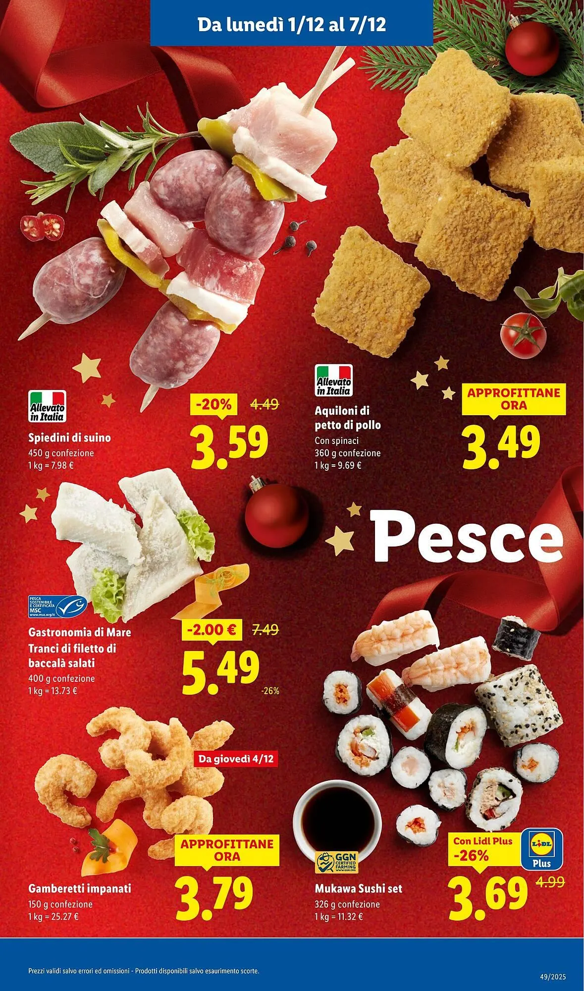 Volantino Lidl da 1 dicembre a 7 dicembre di 2025 - Pagina del volantino 5
