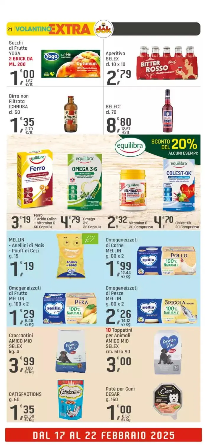 Tanti prodotti scontati da 13 febbraio a 26 febbraio di 2025 - Pagina del volantino 21