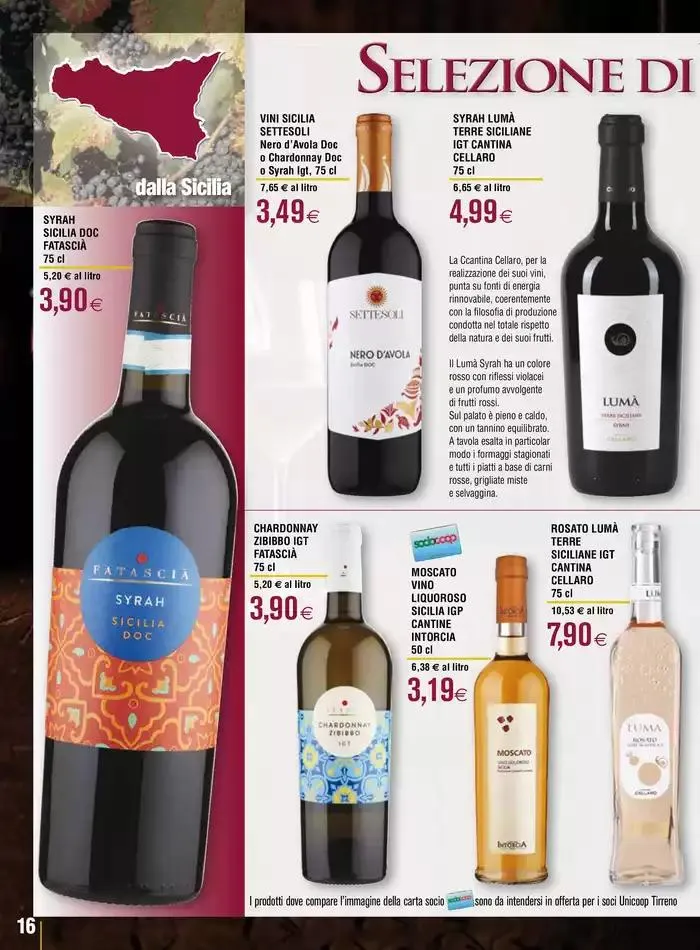 Selezione di vini italiani da 23 aprile a 21 maggio di 2025 - Pagina del volantino 16