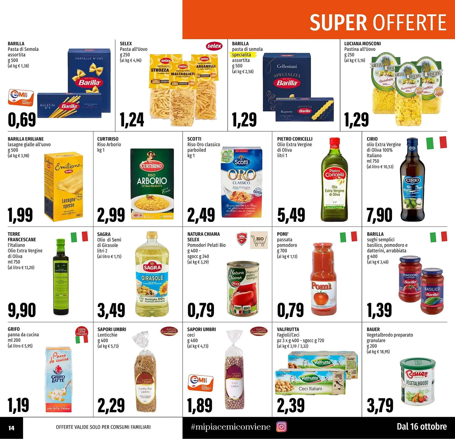 Volantino Emi Supermercati da 16 ottobre a 29 ottobre di 2025 - Pagina del volantino 14