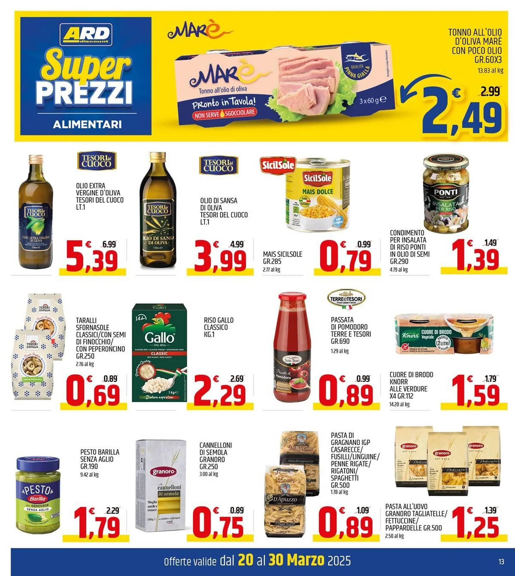 Volantino Ard Discount da 20 marzo a 30 marzo di 2025 - Pagina del volantino 13