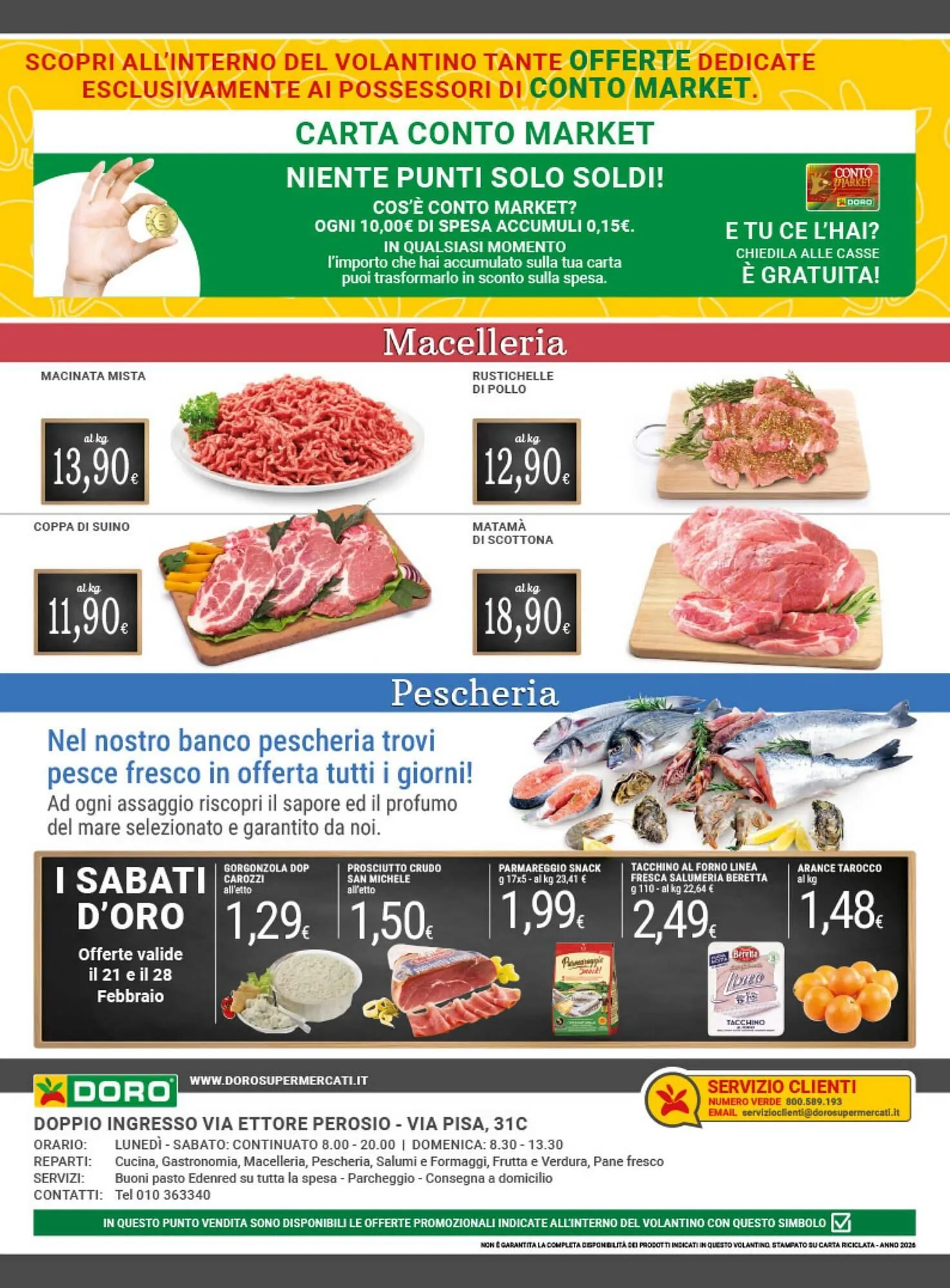 Volantino Doro Daily da 17 febbraio a 1 marzo di 2026 - Pagina del volantino 12