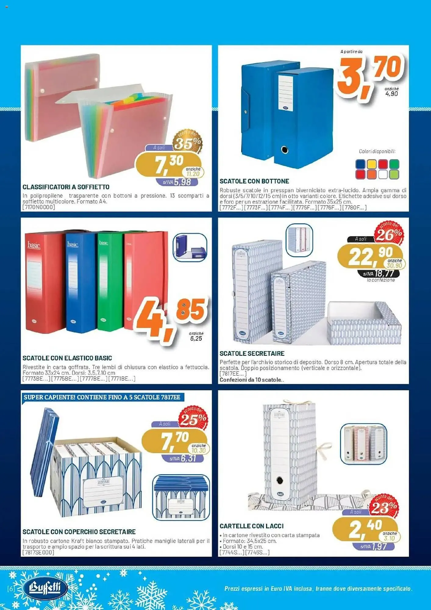 Volantino Buffetti da 1 novembre a 31 dicembre di 2025 - Pagina del volantino 6