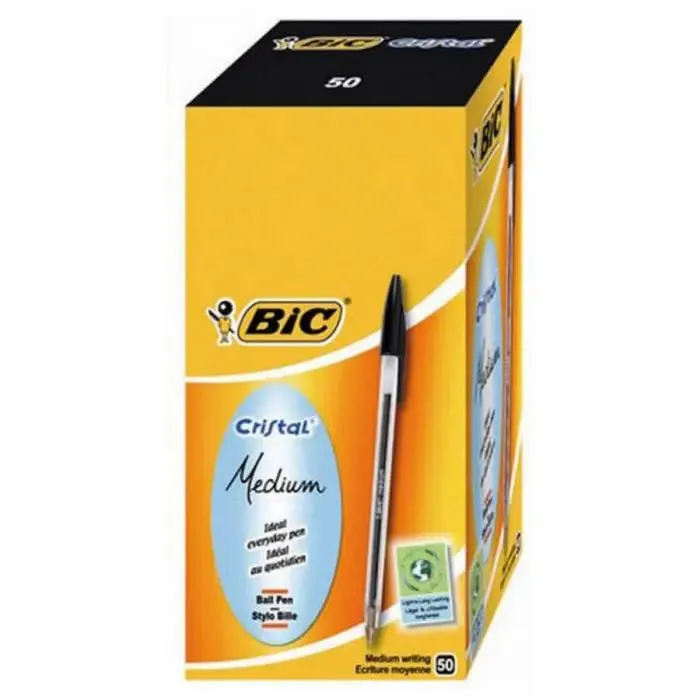 Bic cristal tratto mm 1.6 - 50 pezzi