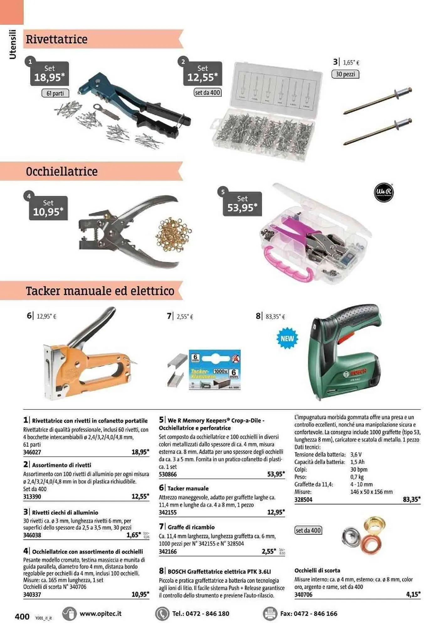 Volantino Opitec da 6 gennaio a 31 agosto di 2024 - Pagina del volantino 400