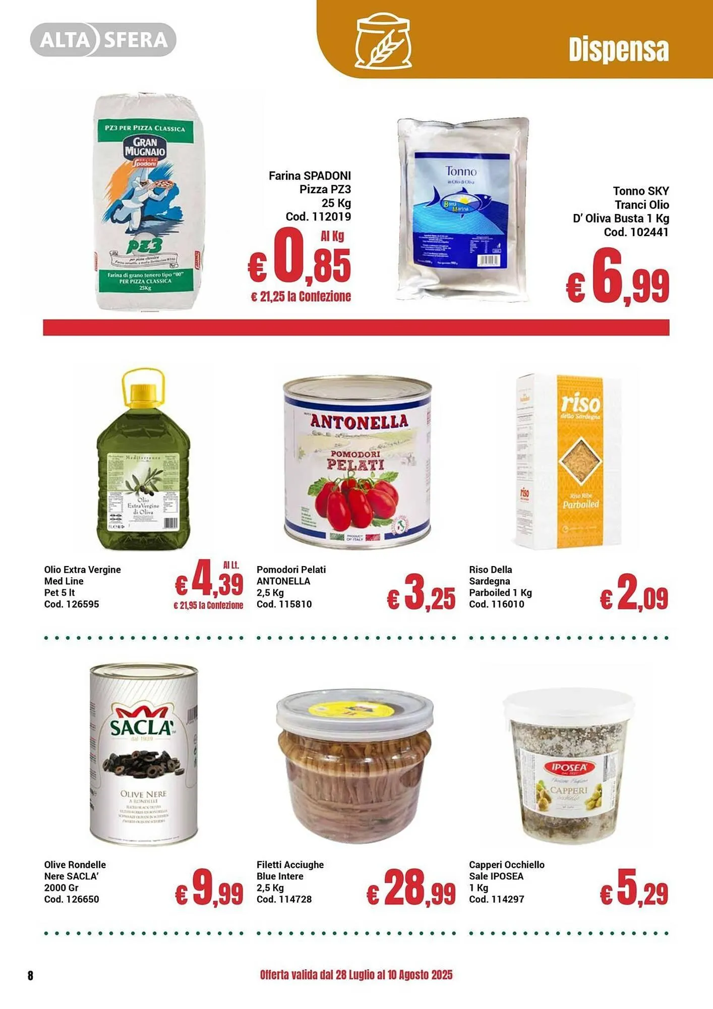 Volantino Centro Cash da 28 luglio a 10 agosto di 2025 - Pagina del volantino 8