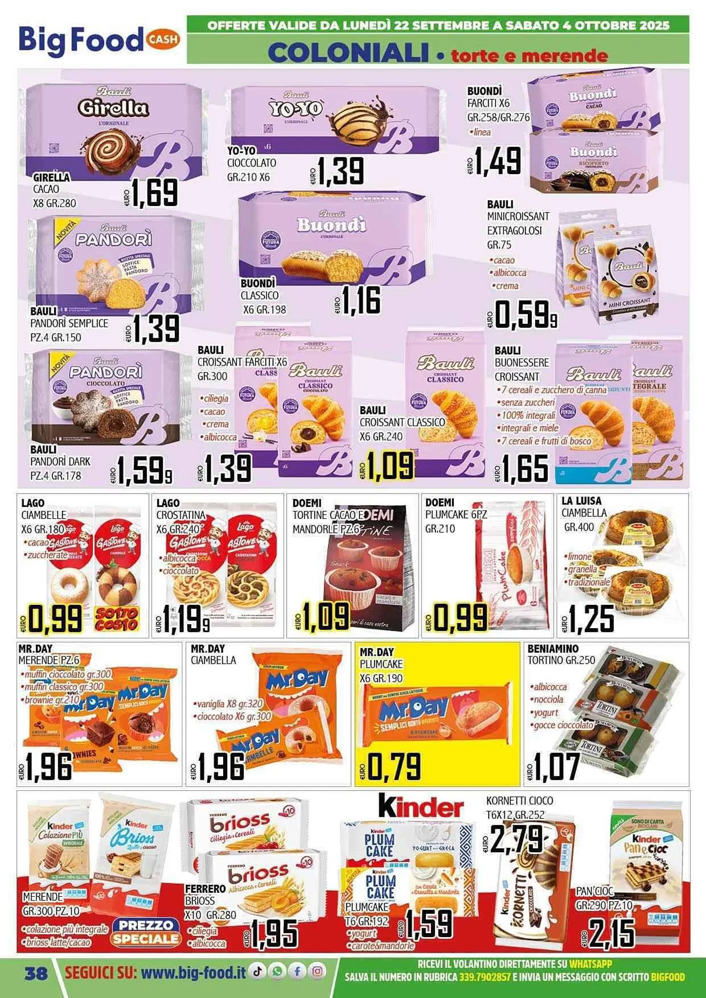 Volantino Big Food da 22 settembre a 4 ottobre di 2025 - Pagina del volantino 38