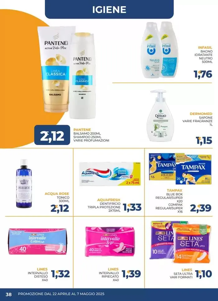 Promozione dal 22 aprile al 7 maggio da 22 aprile a 7 maggio di 2025 - Pagina del volantino 38