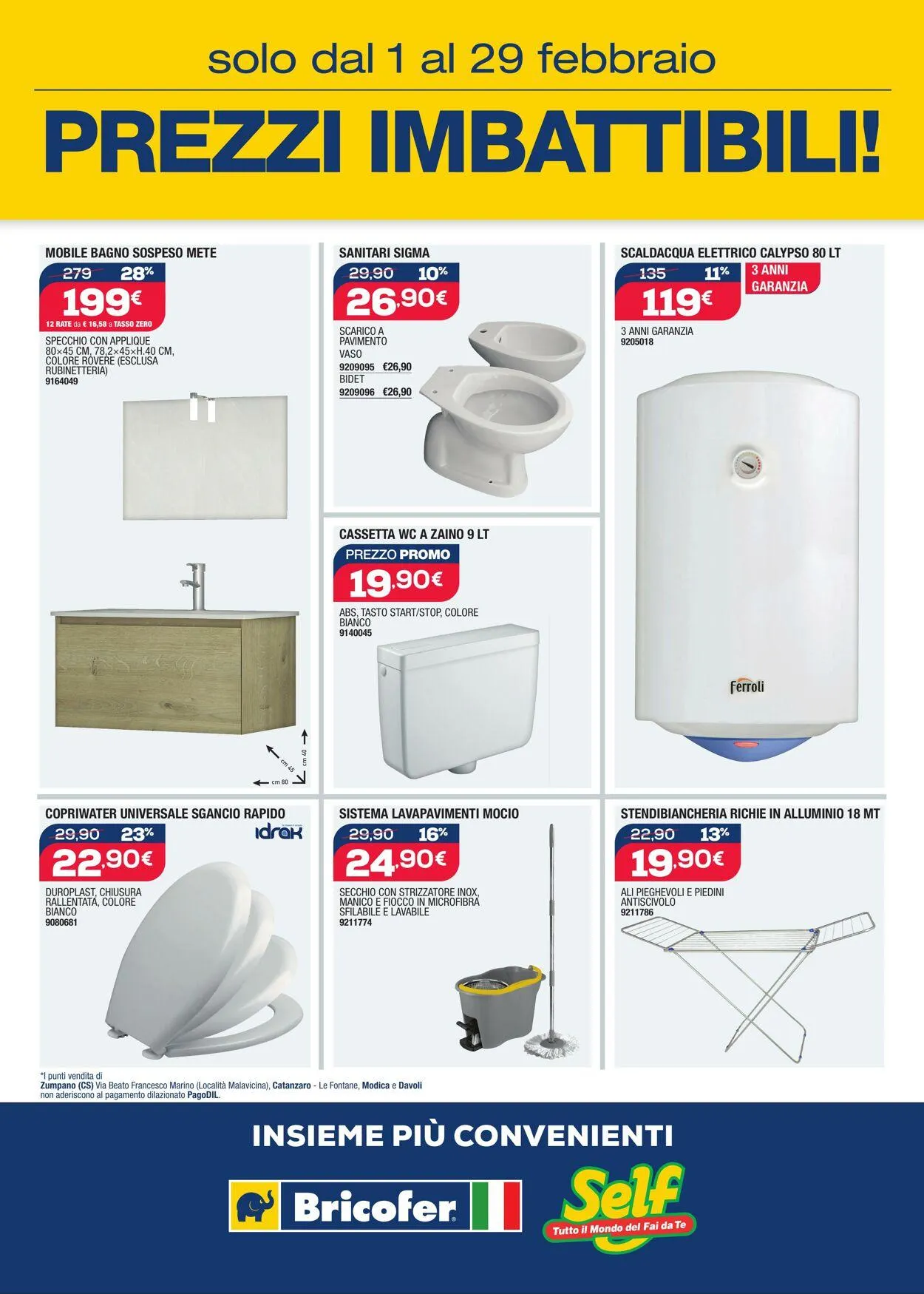 Bricofer - Alba Volantino attuale da 4 settembre a 18 settembre di 2024 - Pagina del volantino 2