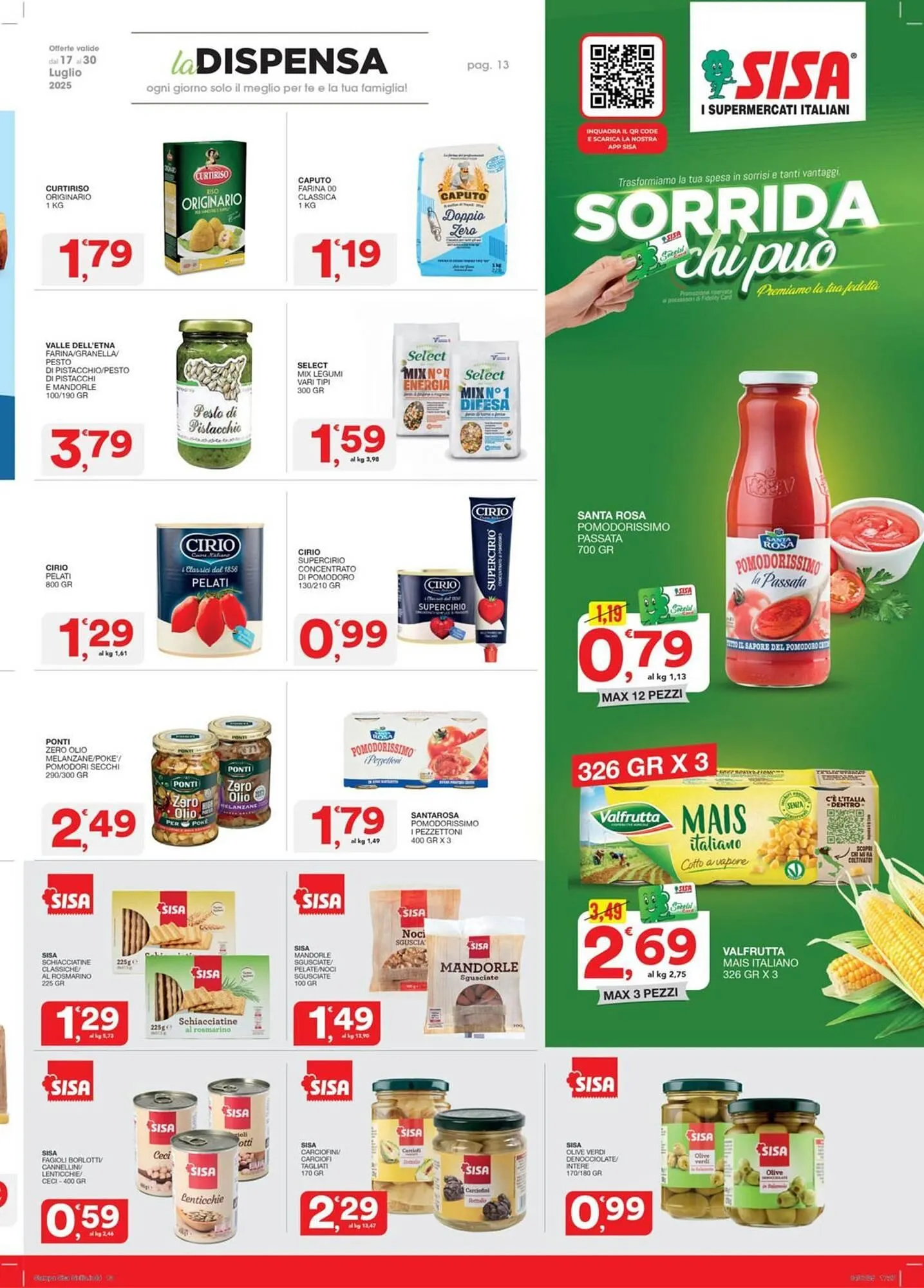 Volantino Sisa da 17 luglio a 30 luglio di 2025 - Pagina del volantino 13